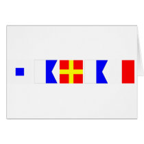 Code Flag Sarah Card