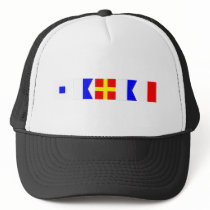 Code Flag Sarah Trucker Hats