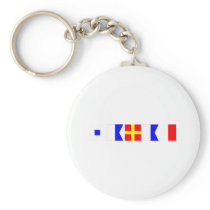 Code Flag Sarah Keychain