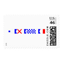 Code Flag Savannah Postage Stamp
