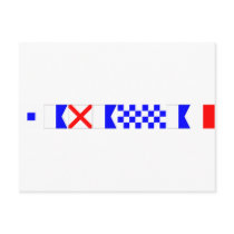 Code Flag Savannah Post Cards