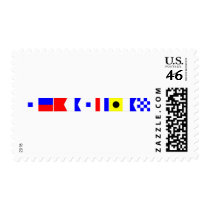Code Flag Sebastian Postage Stamp