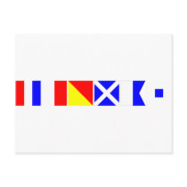 Code Flag Thomas Post Cards