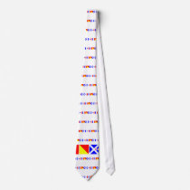 Code Flag Thomas Neck Tie