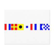 Code Flag Tristan Postcards