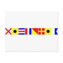 Code Flag Victoria Postcards
