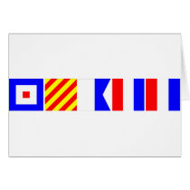 Code Flag Wyatt Card