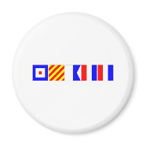 Code Flag Wyatt Magnet