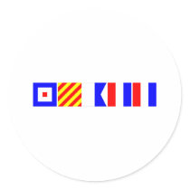 Code Flag Wyatt Sticker