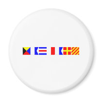 Code Flag Zachary Fridge Magnet