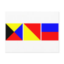 Code Flag Zoe postcards by CptMikey Code Flag Zoe postcards