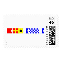 Code Flan Brianna Postage Stamp