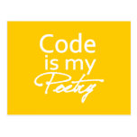 Code is my poetry postcard