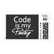 Code is my poetry stamps