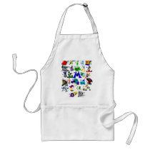Code Key - Robots aprons by SecretCodeClothing Code Key - Robots aprons