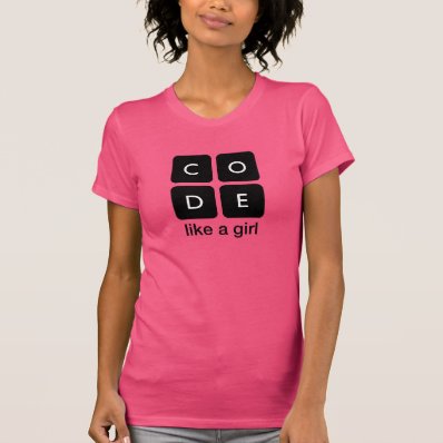 Code Like a Girl T Shirt