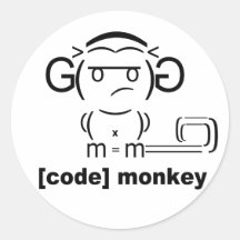 [Code] Monkey Sticker