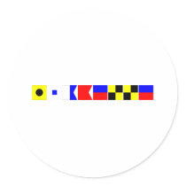 Code Name Isabelle Round Sticker