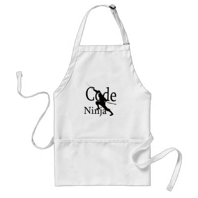 Code Ninja Apron by NixxysPicks