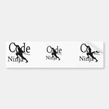 Code Ninja Bumper Stickers