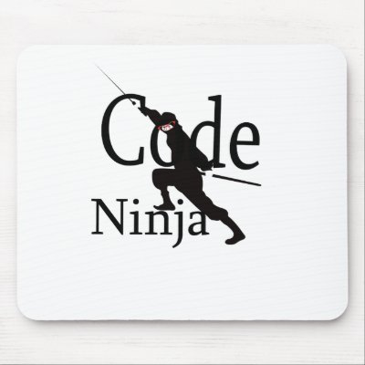 Code Ninja Mouse Pad by NixxysPicks