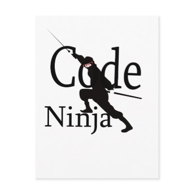 Code Ninja Postcards by NixxysPicks