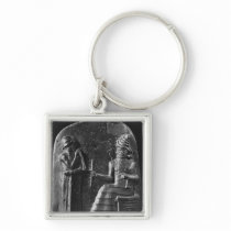 Code of Hammurabi, top of the stele Keychain