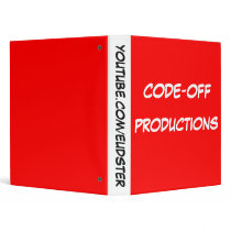 CODE-OFF, PRODUCTIONS binders by razzoo21 CODE-OFF, PRODUCTIONS binders