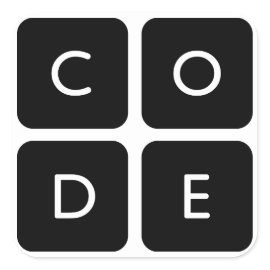 Code.org Square Stickers