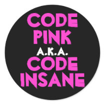 Code, Pink, a.k.a., Code, Insane stickers