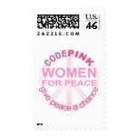 CODE Pink Women For Peace Postage Stamp