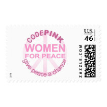 CODE Pink Women For Peace postage