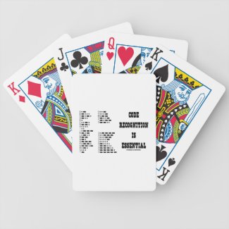 Code Recognition Is Essential (Morse Code) Playing Cards