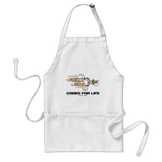 Coded For Life (DNA Replication) apron