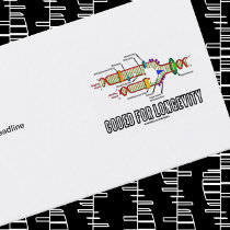 Coded For Longevity (DNA Replication) Business Card Templates
