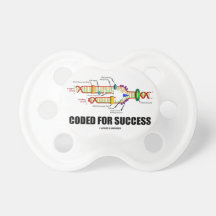 Coded For Success (DNA Replication) Baby Pacifiers