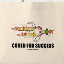 Coded For Success (DNA Replication) Tote Bags