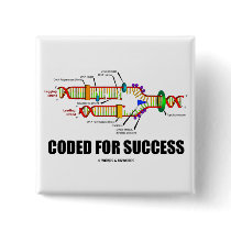 Coded For Success (DNA Replication) Pinback Button