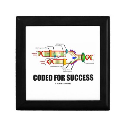 Coded For Success (DNA Replication) Keepsake Boxes