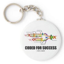 Coded For Success (DNA Replication) Key Chain