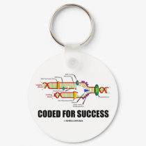 Coded For Success (DNA Replication) keychains by wordsunwords Coded For Success (DNA Replication) keychains