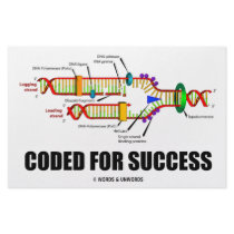 Coded For Success (DNA Replication) Stationery Design