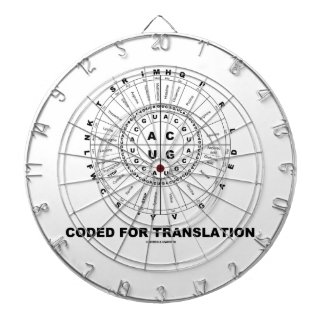 Coded For Translation (RNA Codon Wheel) Dartboard