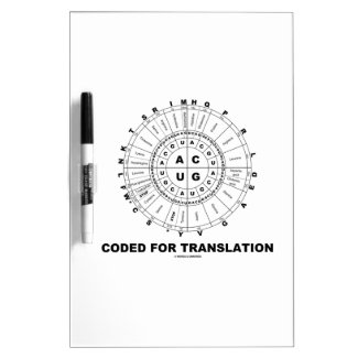 Coded For Translation (RNA Codon Wheel) Dry-Erase Whiteboards