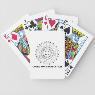 Coded For Translation (RNA Codon Wheel) Deck Of Cards