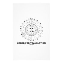 Coded For Translation (RNA Codon Wheel) stationery
