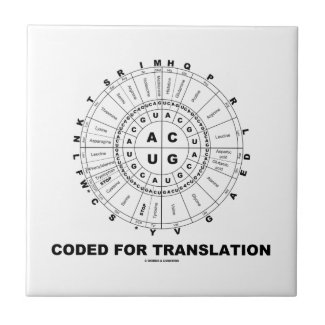 Coded For Translation (RNA Codon Wheel) Tile