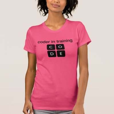 Coder In Training Tshirt