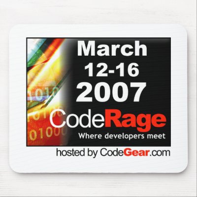 CodeRage Mouse Pad by codegear