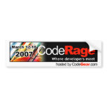 CodeRage Sticker bumper stickers